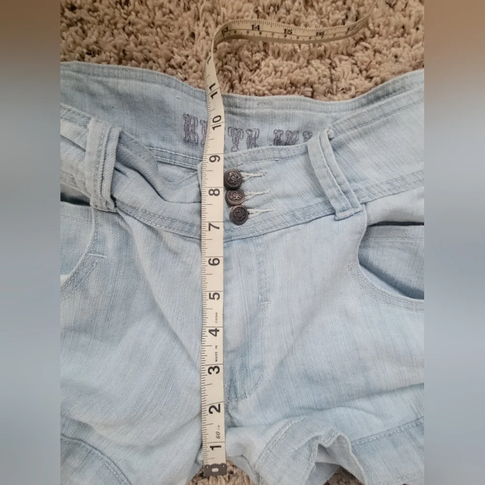 Elite Jeans Mid-Rise Shorts Women's Sz 13/14 - Picture 8 of 11